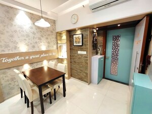 Living Room in 2 BHK Apartment at Rustomjee Urbania Azziano, Thane West – for Rent