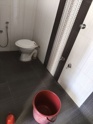 Bathroom in 1 BHK Villa at Prahlad Nagar – for Rent