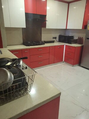 Kitchen in 3 BHK Builder Floor at Orchid Island, Sector 51 – for Rent