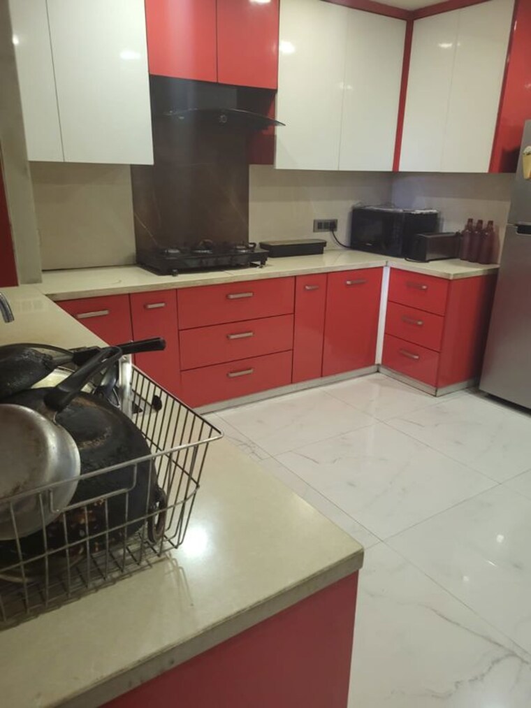 Kitchen, orchid-island 3 Bedroom 2100 Sq.Ft. Builder Floor In Sector 51 Gurgaon 10704324