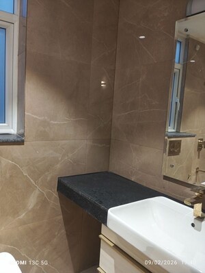 Bathroom in 3 BHK Apartment at Smart World Orchard, Sector 61 – for Rent
