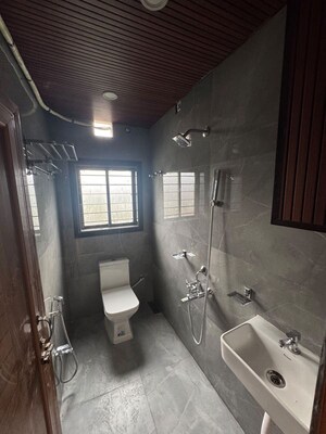 Bathroom in 3 BHK Apartment at Subham Greens, Lokhra – for Rent