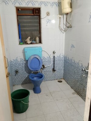 Bathroom in 2 BHK Apartment at Devdarshan Complex, Kharghar Sector 19 – for Rent