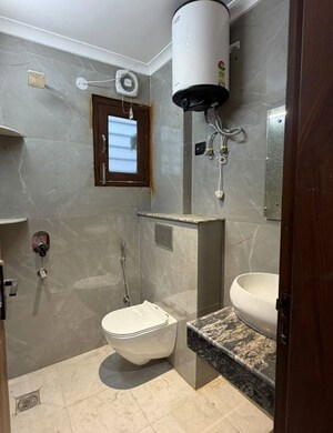 Bathroom in 3 BHK Builder Floor at Subhash Nagar – for Rent