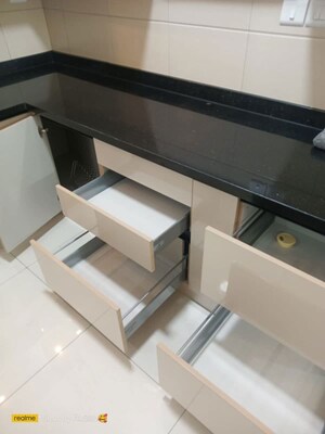 Kitchen in 2 BHK Builder Floor at Thanisandra Main Road – for Rent