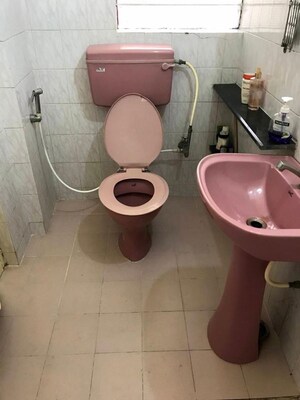 Bathroom in 2 BHK Apartment at Mahatma Gandhi Road – for Rent