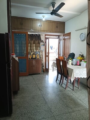 Living Room in 3 BHK Apartment at Vasundhara Enclave – for Sale
