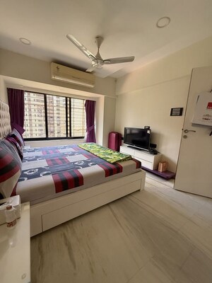 Balcony in 3 BHK Apartment at Sheth 72 West, Andheri West – for Rent
