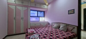 Bedroom in 2 BHK Apartment at Spaghetti Complex, Kharghar – for Rent