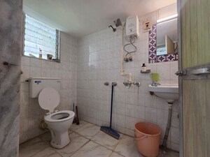 Bathroom in 3 BHK Apartment at Gokuldham Colony – for Rent