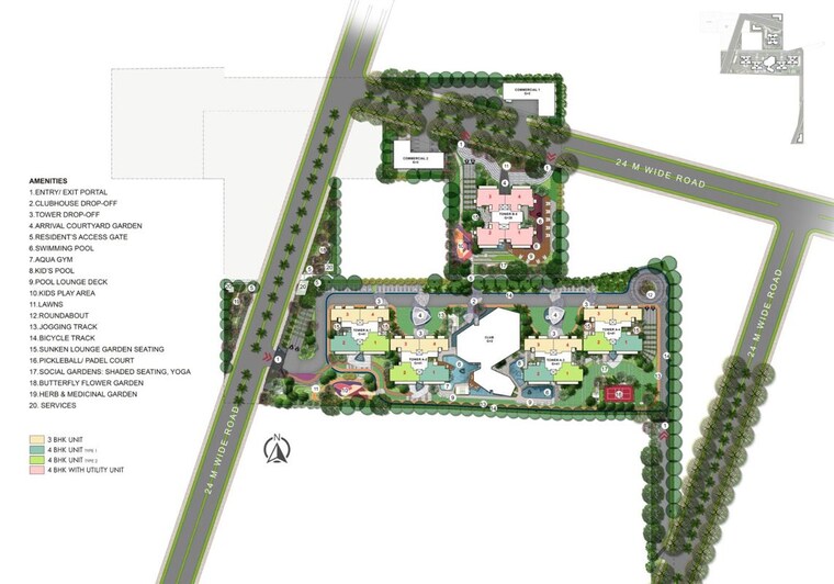 Master Plan, signature-global-tonino-lamborghini-residences 3.5 Bedroom 2050 Sq.Ft. Apartment In Sector 71 Gurgaon 10704679