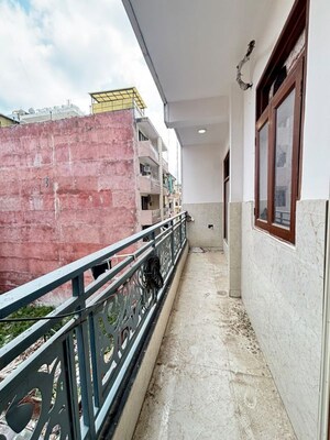 Balcony in 3 BHK Builder Floor at Chattarpur – for Rent