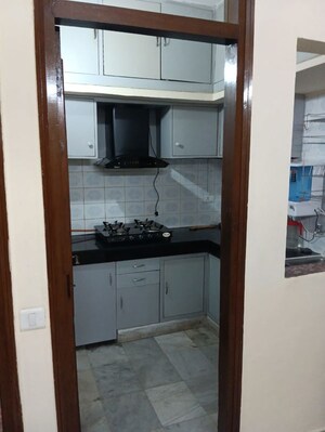 Kitchen in 2 BHK Builder Floor at Lajpat Nagar I – for Rent