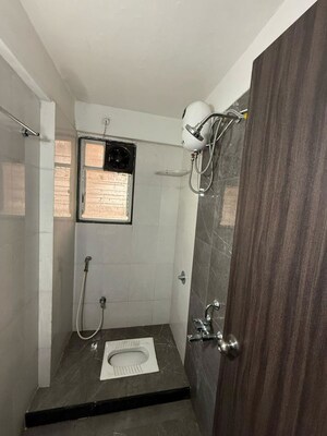 Bathroom in 1 BHK Apartment at Sankla Satyam Niranjani, Hadapsar – for Rent
