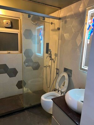 Bathroom in 3 BHK Builder Floor at Sector 23a – for Rent
