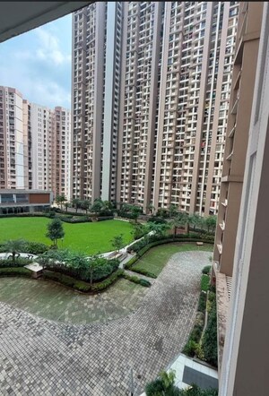 Balcony in 1 BHK Apartment at Runwal Eirene, Balkum Pada – for Rent