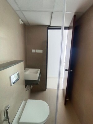 Bathroom in 2 BHK Apartment at Runwal The Central Park, Chinchwad – for Rent