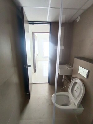 Bathroom in 2 BHK Apartment at Runwal The Central Park, Chinchwad – for Rent