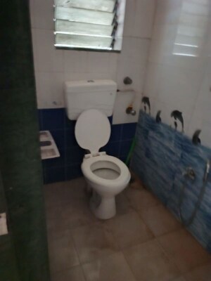 Bathroom in 2 BHK Apartment at Dev Mangal Co Op Hsg Society, Kharghar – for Rent