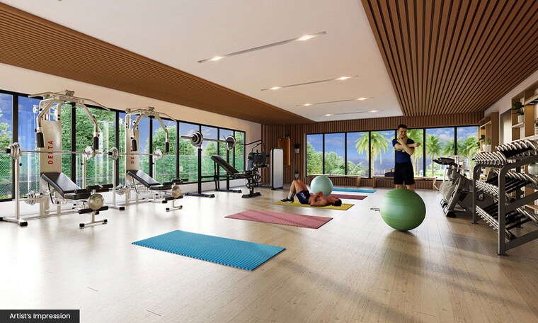 Gym, kolte-patil-life-republic-24k-espada 4 Bedroom 4000 Sq.Ft. Villa In Hinjewadi Pune 10704899