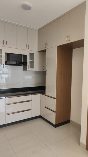 Kitchen in 2 BHK Apartment at Adarsh Greens, Kogilu – for Rent
