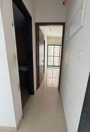 Building Lobby in 1 BHK Apartment at Runwal Eirene, Balkum Pada – for Rent