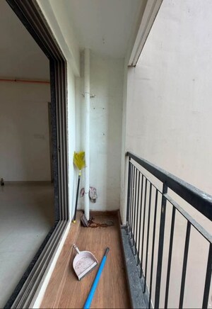 Balcony in 1 BHK Apartment at Runwal Eirene, Balkum Pada – for Rent