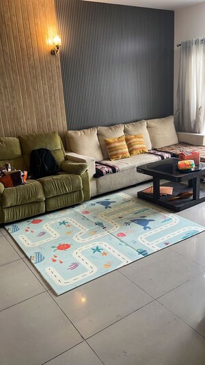 Living Room in 3 BHK Apartment at Bren Avalon, Doddanekundi – for Rent