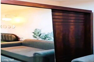 Living Room in Studio Apartment at Nyati Elysia, Kharadi – for Rent