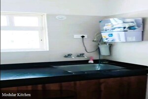 Kitchen in Studio Apartment at Nyati Elysia, Kharadi – for Rent