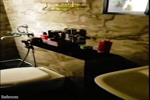Bathroom in Studio Apartment at Nyati Elysia, Kharadi – for Rent