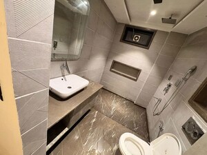 Bathroom in 3 BHK Apartment at Lodha Splendora, Ghodbunder Road – for Rent