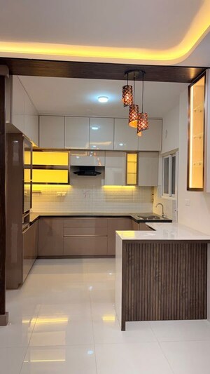 Kitchen in 2 BHK Apartment at Adarsh Greens, Kogilu – for Rent