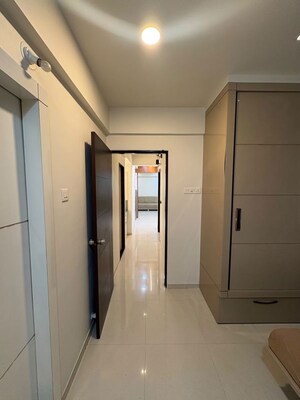 Building Lobby in 2 BHK Apartment at Anand Silver Oak, Ravet – for Rent