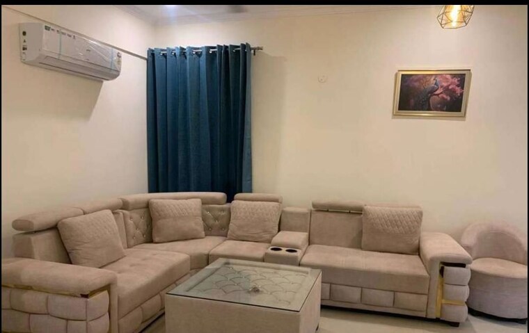 Living Room, affinity-greens 3 Bedroom 1305 Sq.Ft. Apartment In International Airport Road Zirakpur 10704988