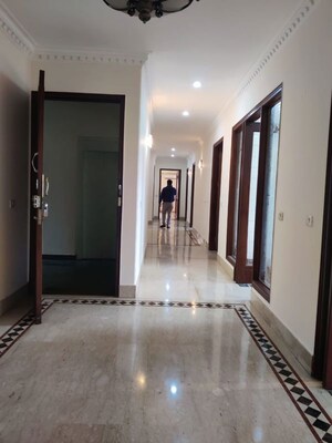 Building Lobby in 5 BHK Builder Floor at Vasant Vihar – for Rent