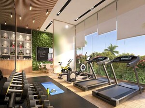 Gym in 4 BHK Apartment at Omkar 1973, Worli – for Sale