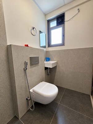Bathroom in 1 BHK Apartment at Lodha Quality Home Tower 5, Majiwada – for Rent