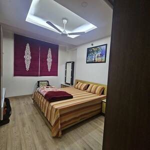 Bedroom in 3 BHK Builder Floor at Ansal Sushant Lok I, Sector 43 – for Rent