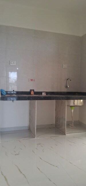 Kitchen in 1 BHK Apartment at Shubham Residency Ghansoli, Ghansoli – for Rent