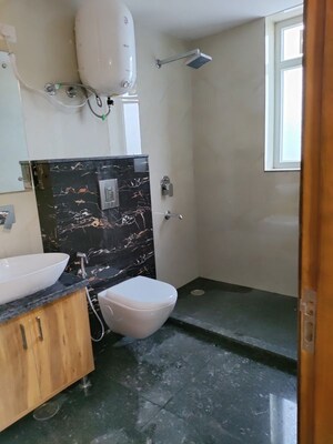 Bathroom in 1 BHK Builder Floor at Realtech The Luxurium, Sushant Lok I – for Rent