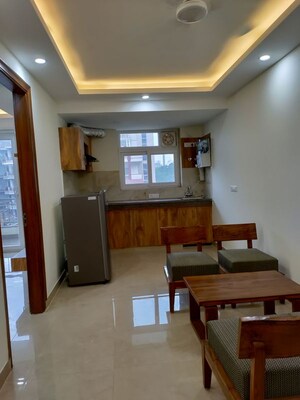 Living Room in 1 BHK Builder Floor at Realtech The Luxurium, Sushant Lok I – for Rent