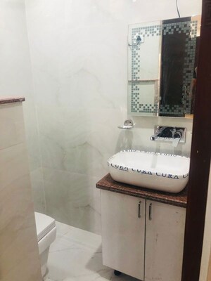 Bathroom in 3 BHK Builder Floor at Sector 57 – for Rent