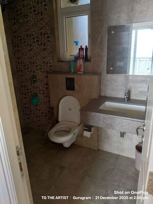 Bathroom in 2 BHK Apartment at AIPL The Peaceful Homes, Sector 70a – for Rent