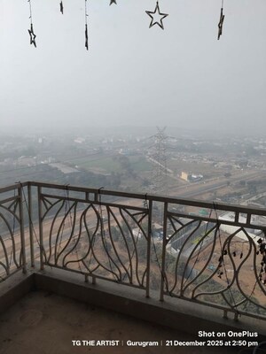 Balcony in 2 BHK Apartment at AIPL The Peaceful Homes, Sector 70a – for Rent