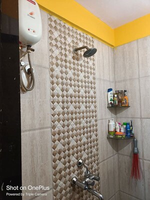Bathroom in 1 BHK Apartment at Sai Darshan Society, Kopar Khairane – for Rent