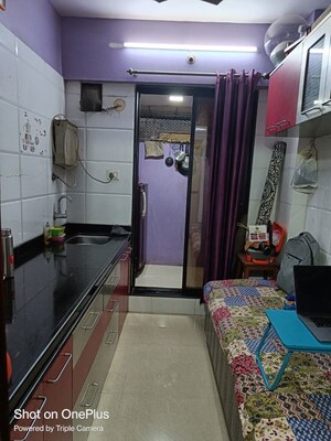 Kitchen in 1 BHK Apartment at Sai Darshan Society, Kopar Khairane – for Rent