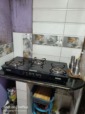 Kitchen in 1 BHK Apartment at Sai Darshan Society, Kopar Khairane – for Rent