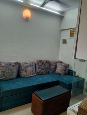 Living Room in 1 BHK Apartment at DB Realty Orchid Ozone, Ketkipada – for Sale