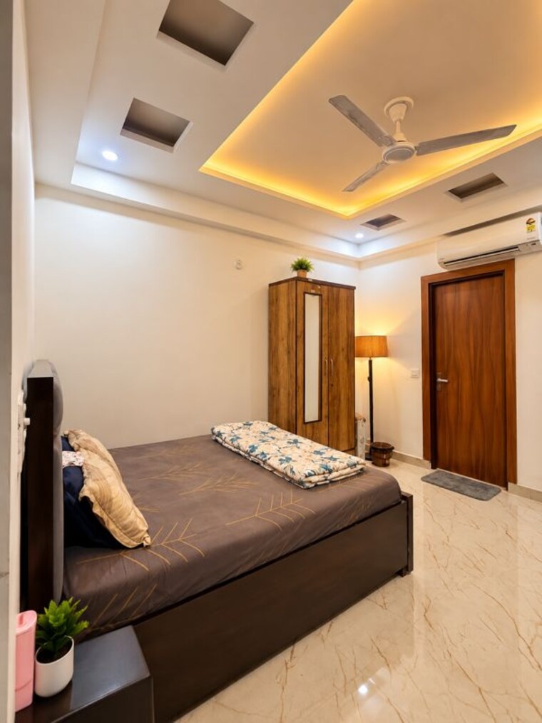 Bedroom, bisrakh jalalpur 3 Bedroom 1450 Sq.Ft. Builder Floor In Bisrakh Jalalpur Greater Noida 10705184